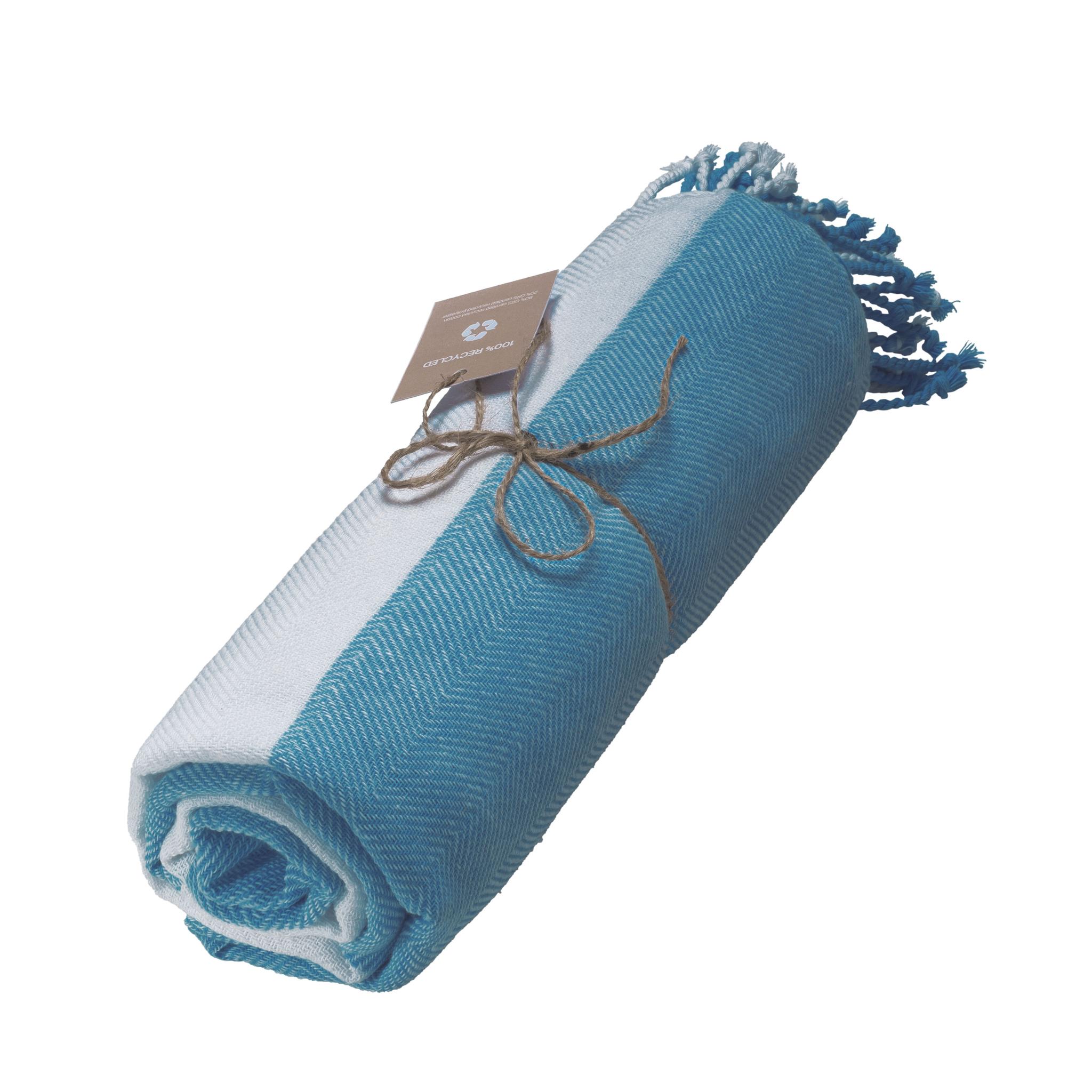 Telo mare/Fouta in cotone riciclato 180 g/m2 certificato GRS Telo mare/Fouta in cotone riciclato 180 g/m2 certificato GRS